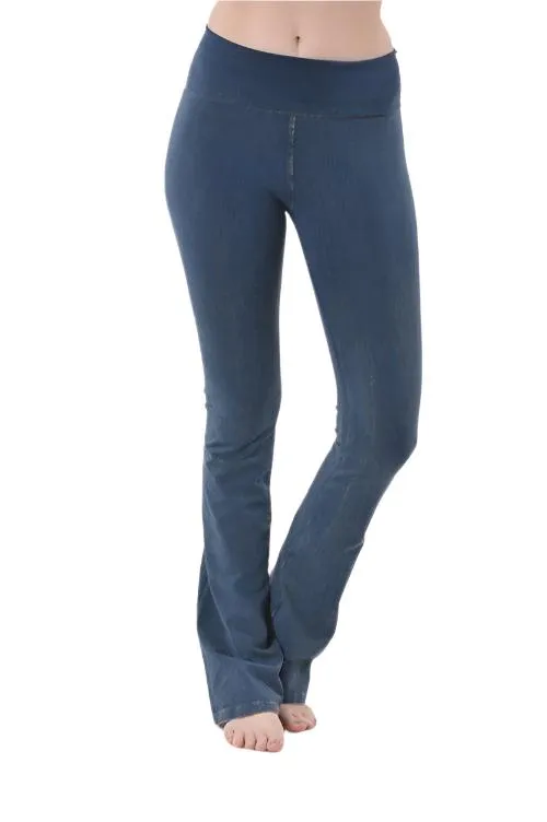 T-Party Fold Over Mineral Washed Yoga Pants CJ7477