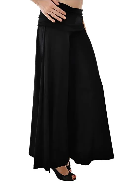 T-Party Roll down Waist Wide Leg Pant RN71837