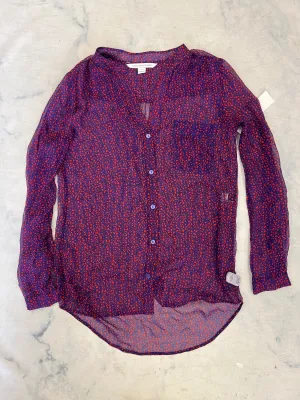 Top Long Sleeve By Diane Von Furstenberg  Size: S