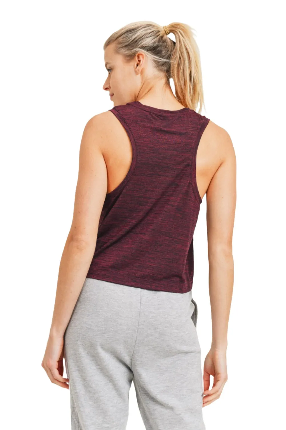 Two-Tone Essential Racerback Tank Top (AT3089)