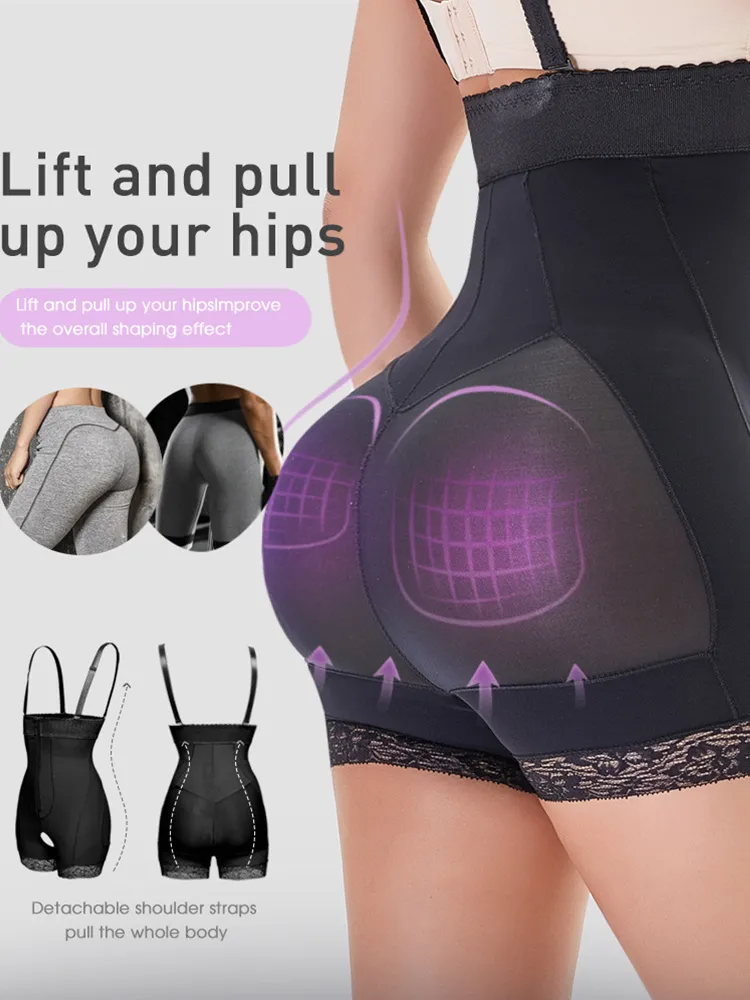 Ultra High Waist Removable Straps Tummy Control Body Shaper