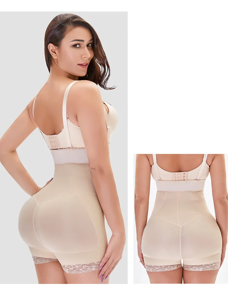 Ultra High Waist Removable Straps Tummy Control Body Shaper