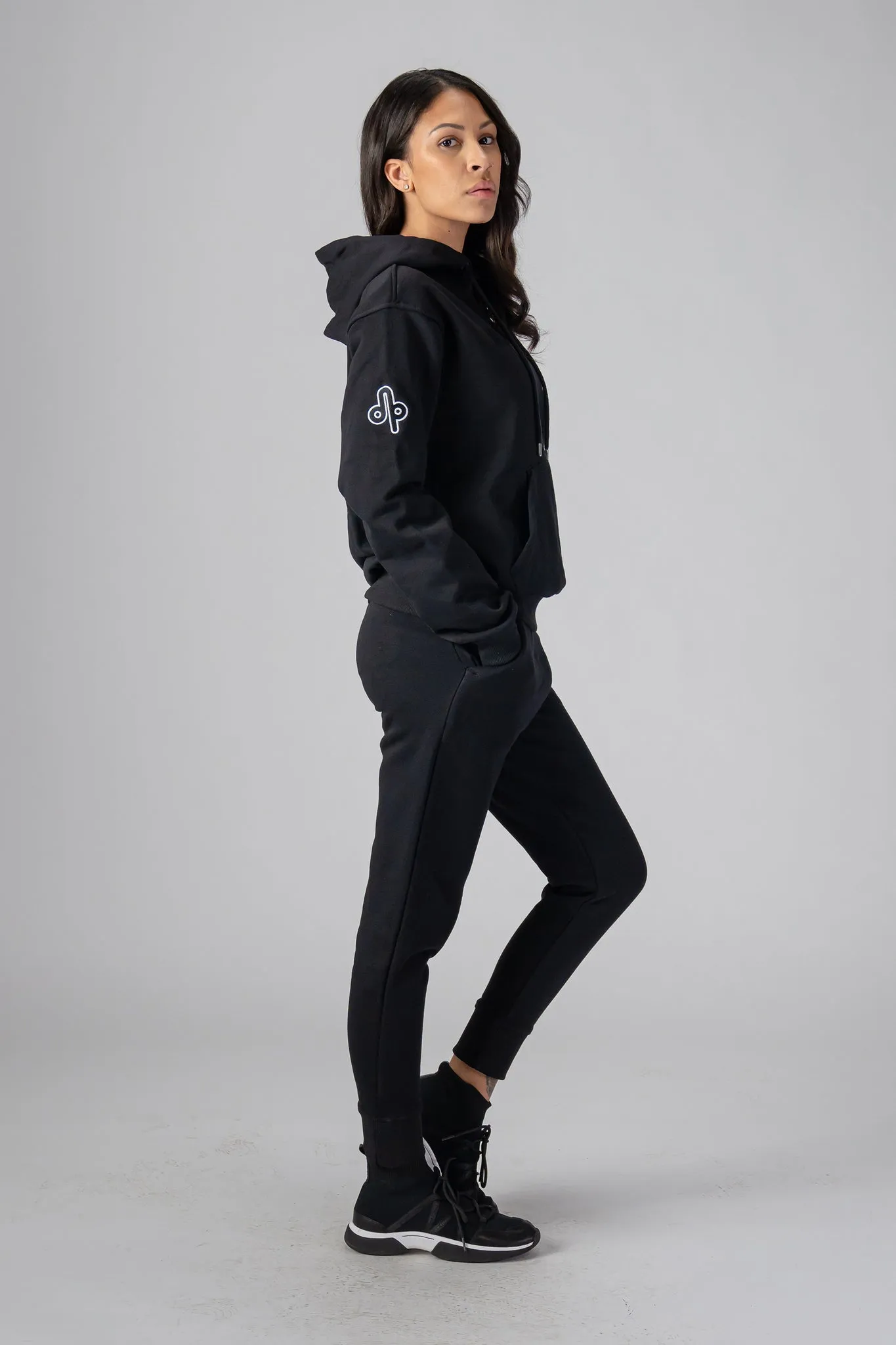 Unisex Cotton Sweatpants - Black