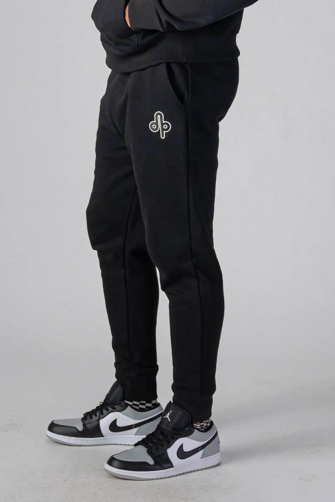 Unisex Cotton Sweatpants - Black