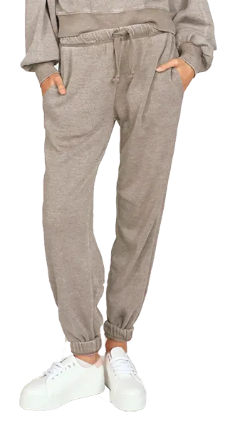 Vintage Havana Burnout High Waisted Jogger VH9900 Sage
