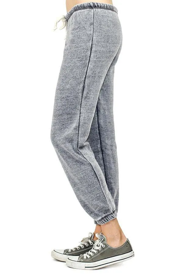 Vintage Havana/Ocean Drive BurnOut Sweatpants OD1499 Steel Grey