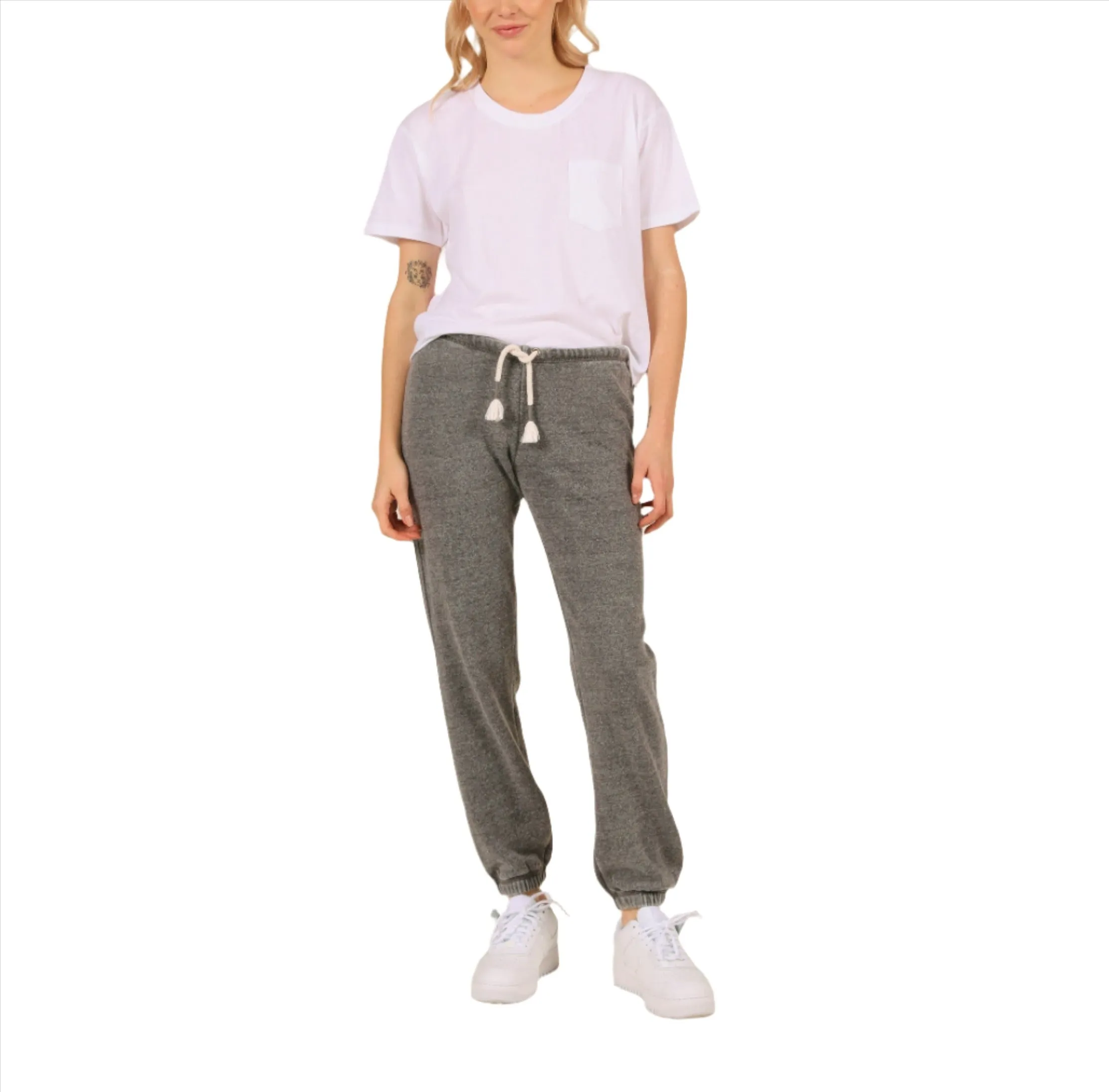 Vintage Havana/Ocean Drive BurnOut Sweatpants OD1499 Steel Grey