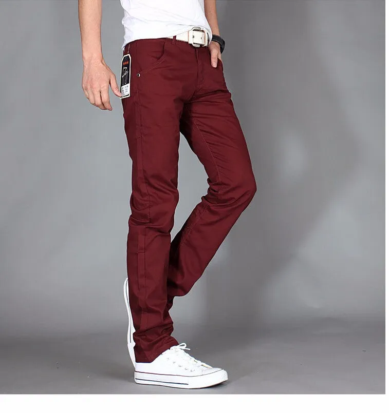West Louis™ Cotton Slim Straight Pants