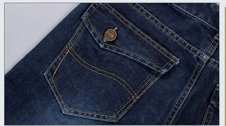 West Louis™ Men's Cotton Casual Jeans