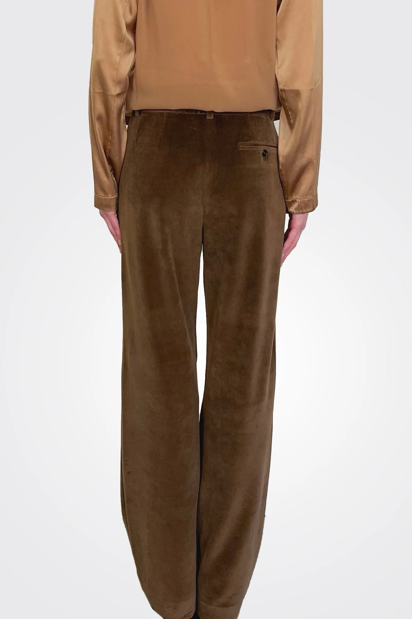 Wide Leg Pants - Argan Brown