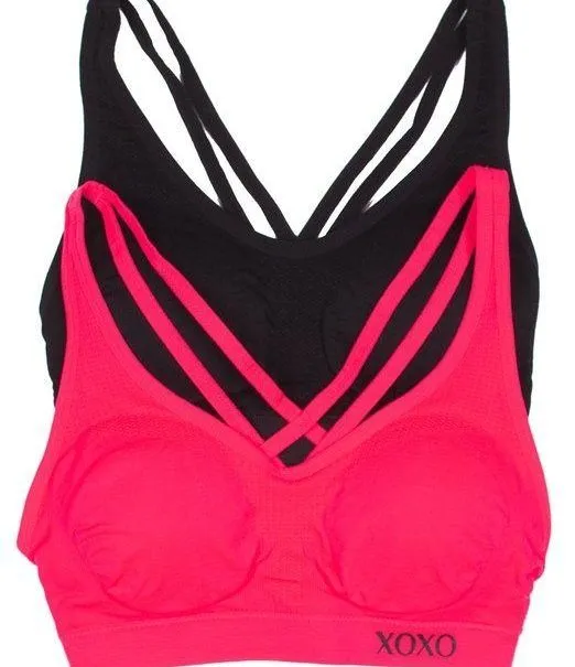 XOXO Double Strap Seamless Sports Bra