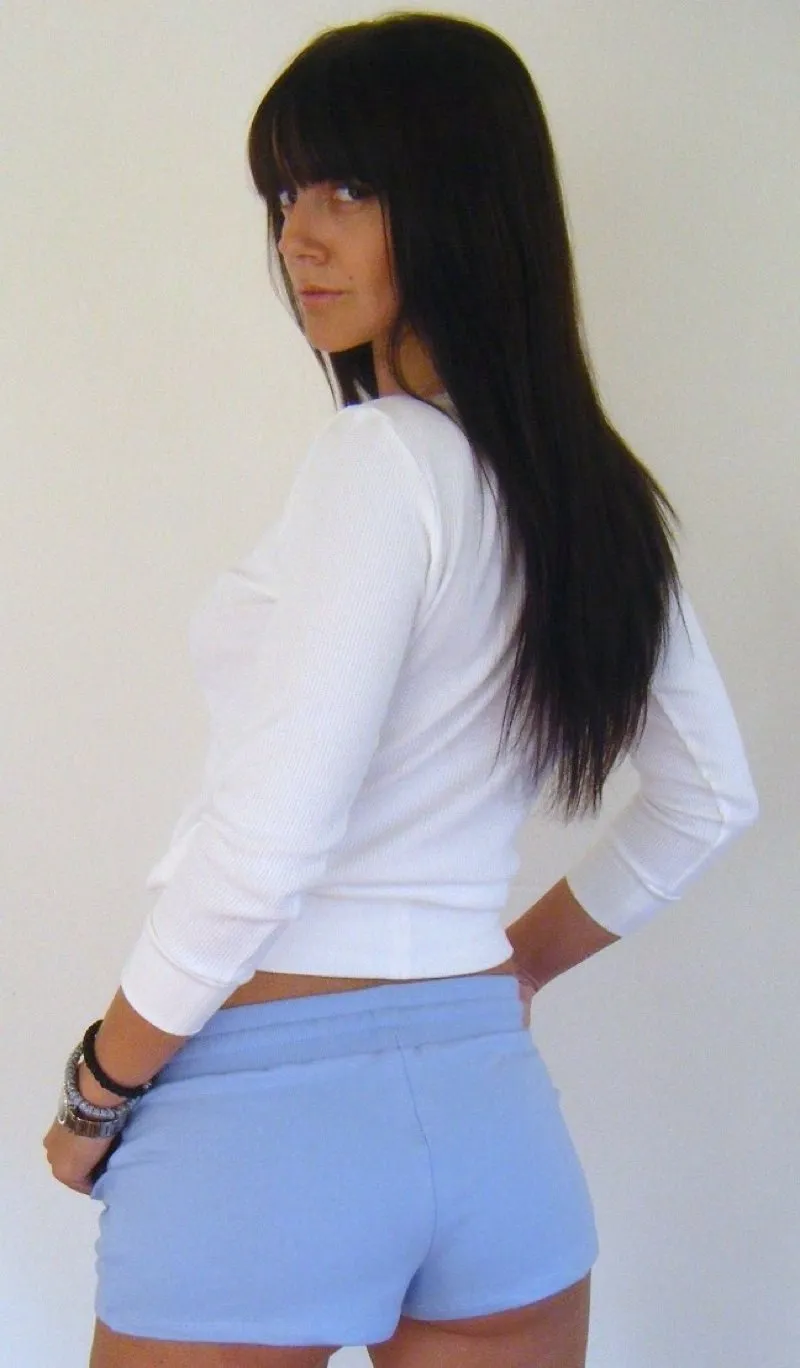 Yoga Training Shorts (Baby Blue)