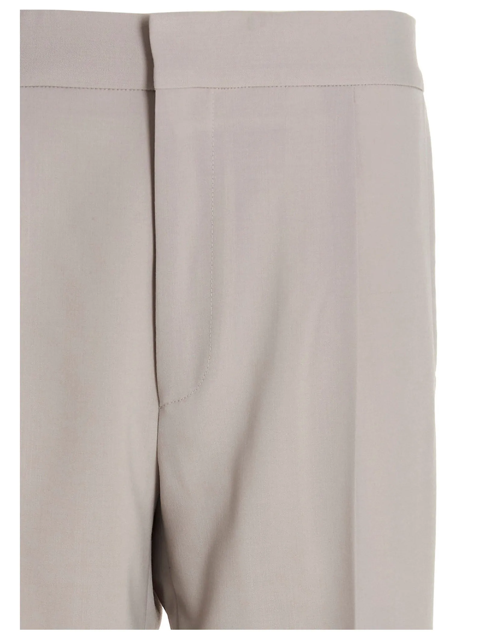 Z Zegna High Waist Straight Leg Trousers
