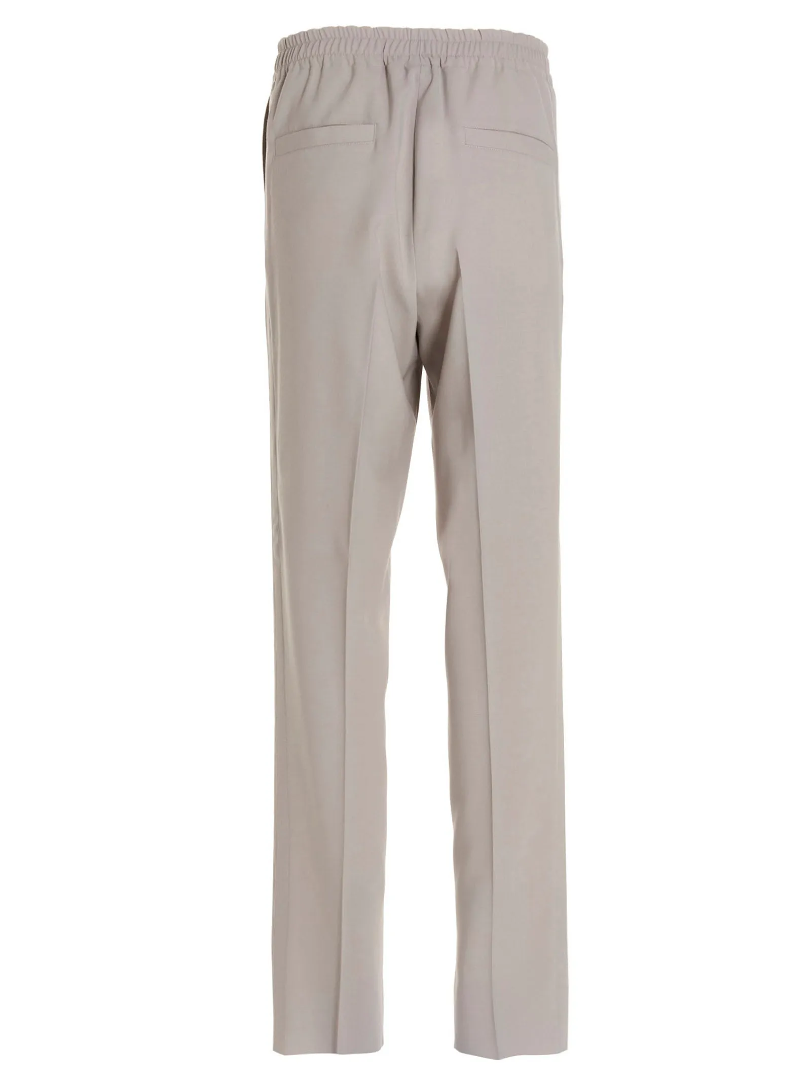 Z Zegna High Waist Straight Leg Trousers