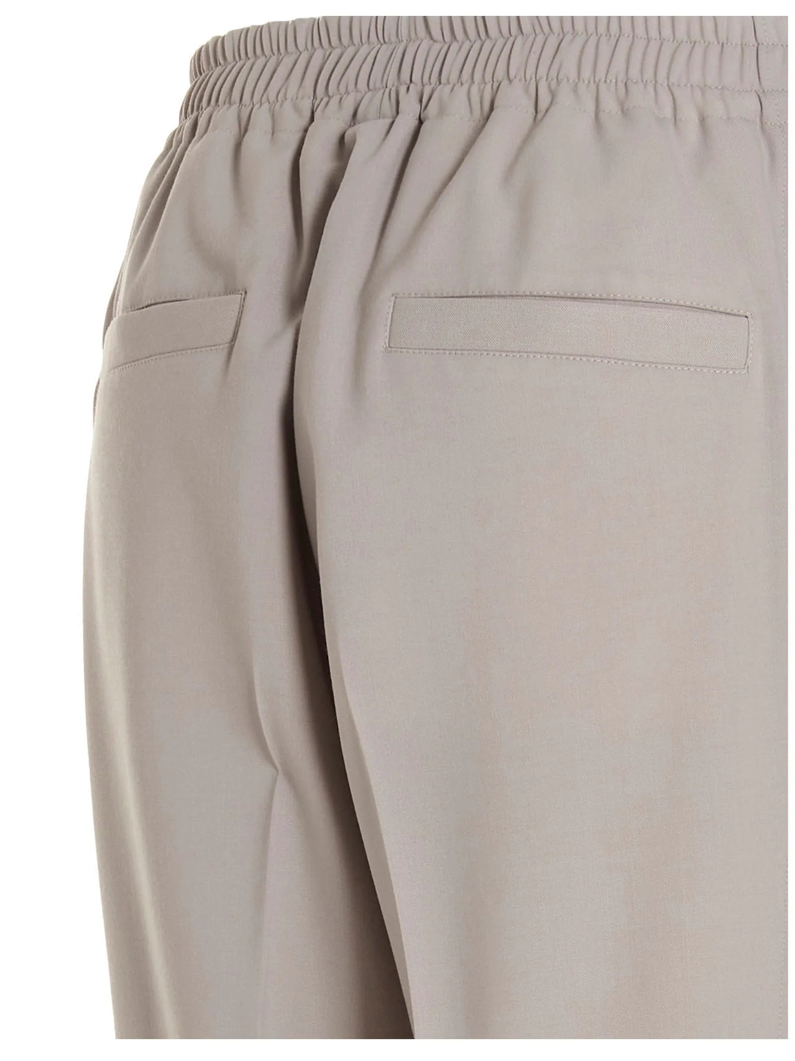 Z Zegna High Waist Straight Leg Trousers