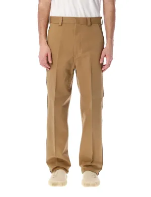Z Zegna High Waist Straight Leg Trousers